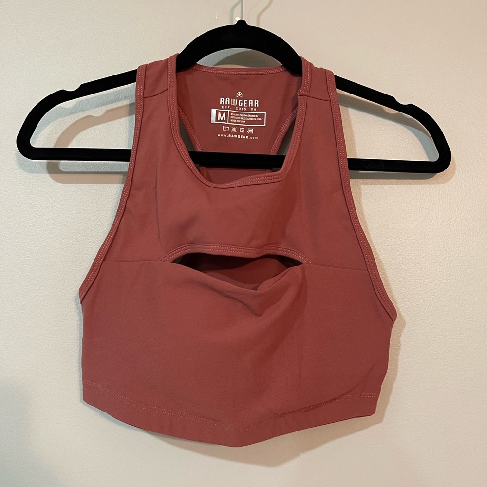 Women’s Raw Gear Cut-Out Sports Bra
